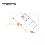 Motrec MC-480 Burden Carrier - Dimensions