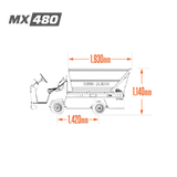 Motrec MX-480 Refuse Hauler Truck